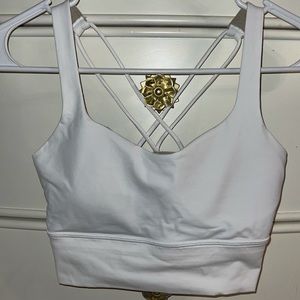 LULULEMON WHITE SPORTS BRA